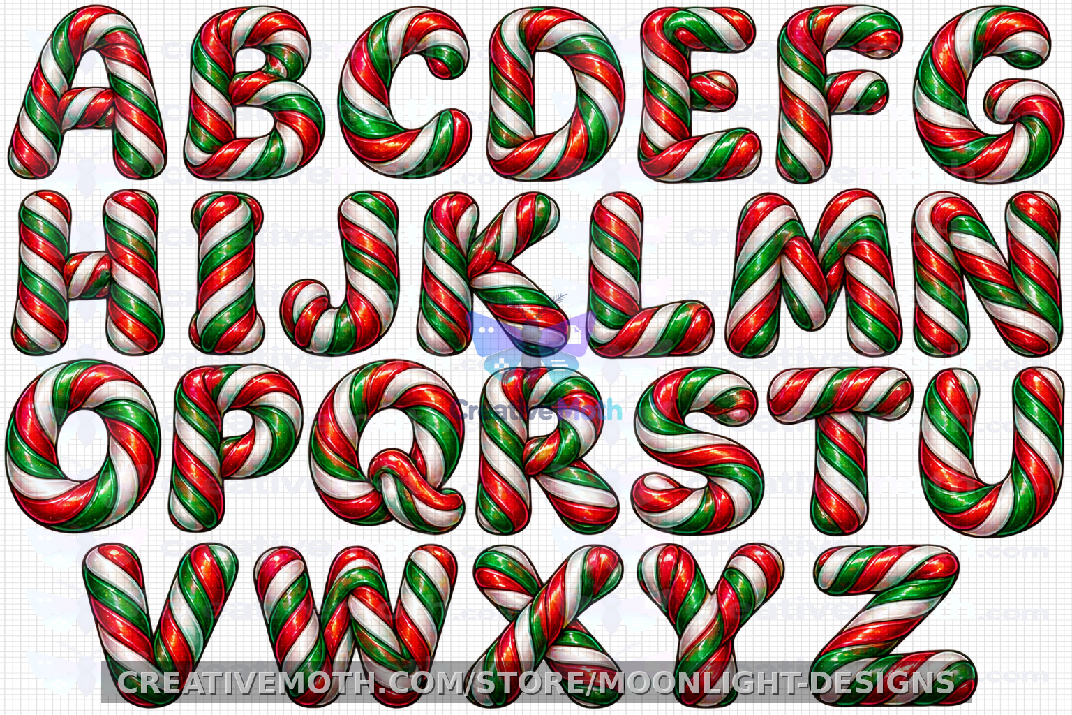 Custom alpha PNGs (26 Capital Letters only) additional $10 for OFT preview image