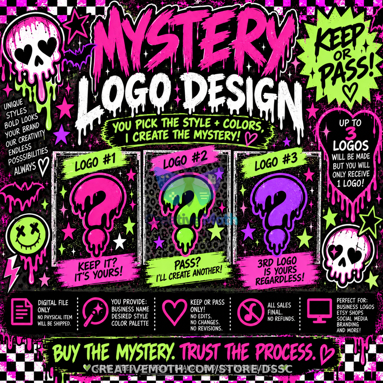 Mystery Logo Digital Download Only Please Read Instructions