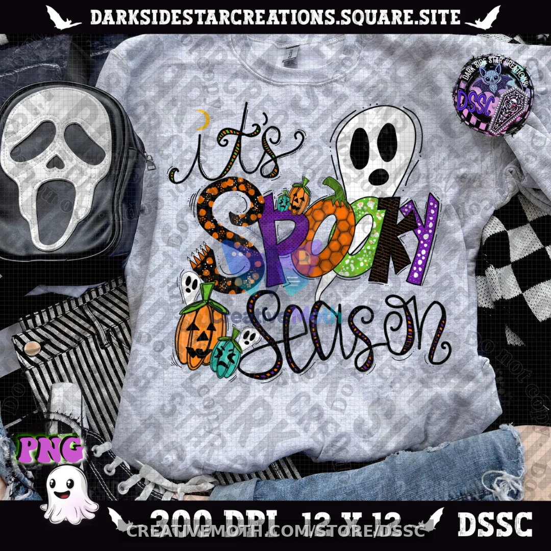 It’s Spooky Season PNG 12x12 300 DPI PNG Digital Download preview image