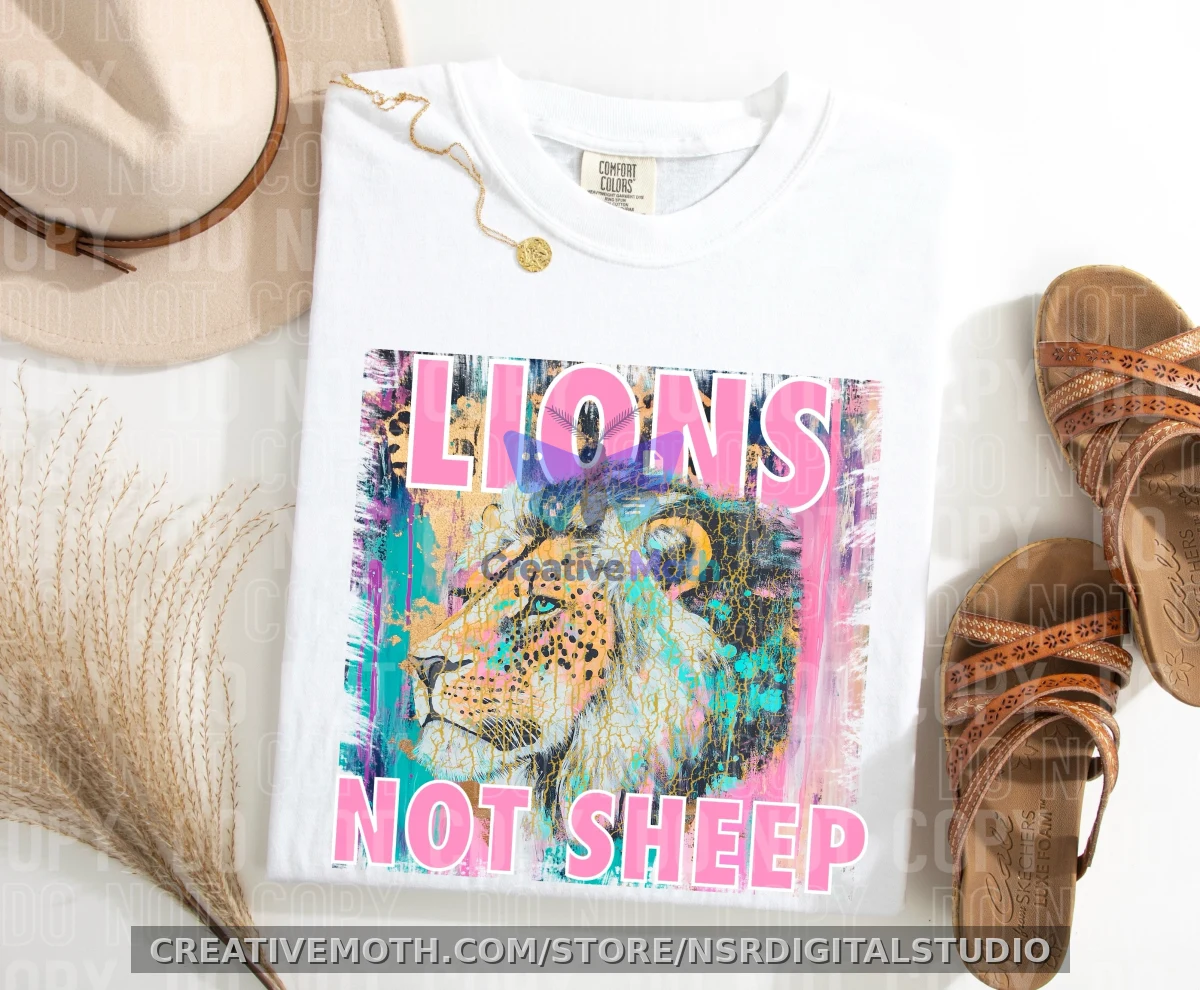 LIONS NOT SHEEP: Digital Download preview image