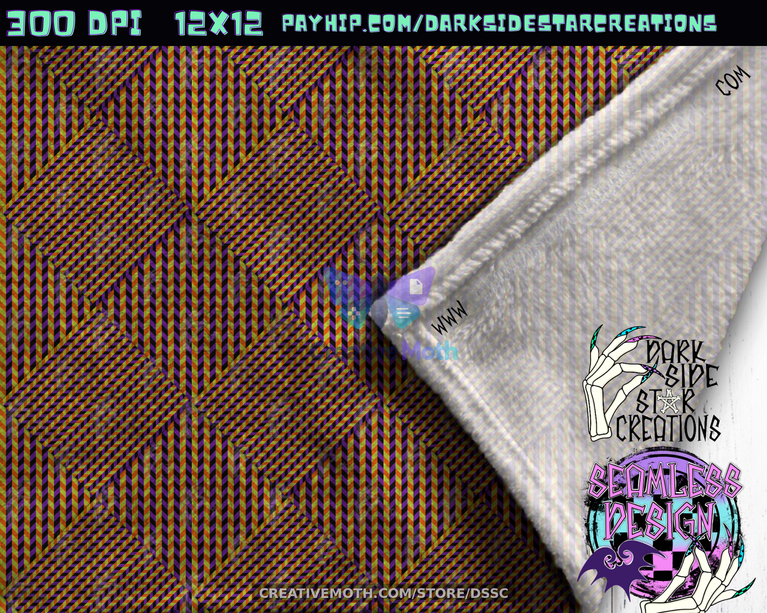 Optical Illusion Chevron mock up 1