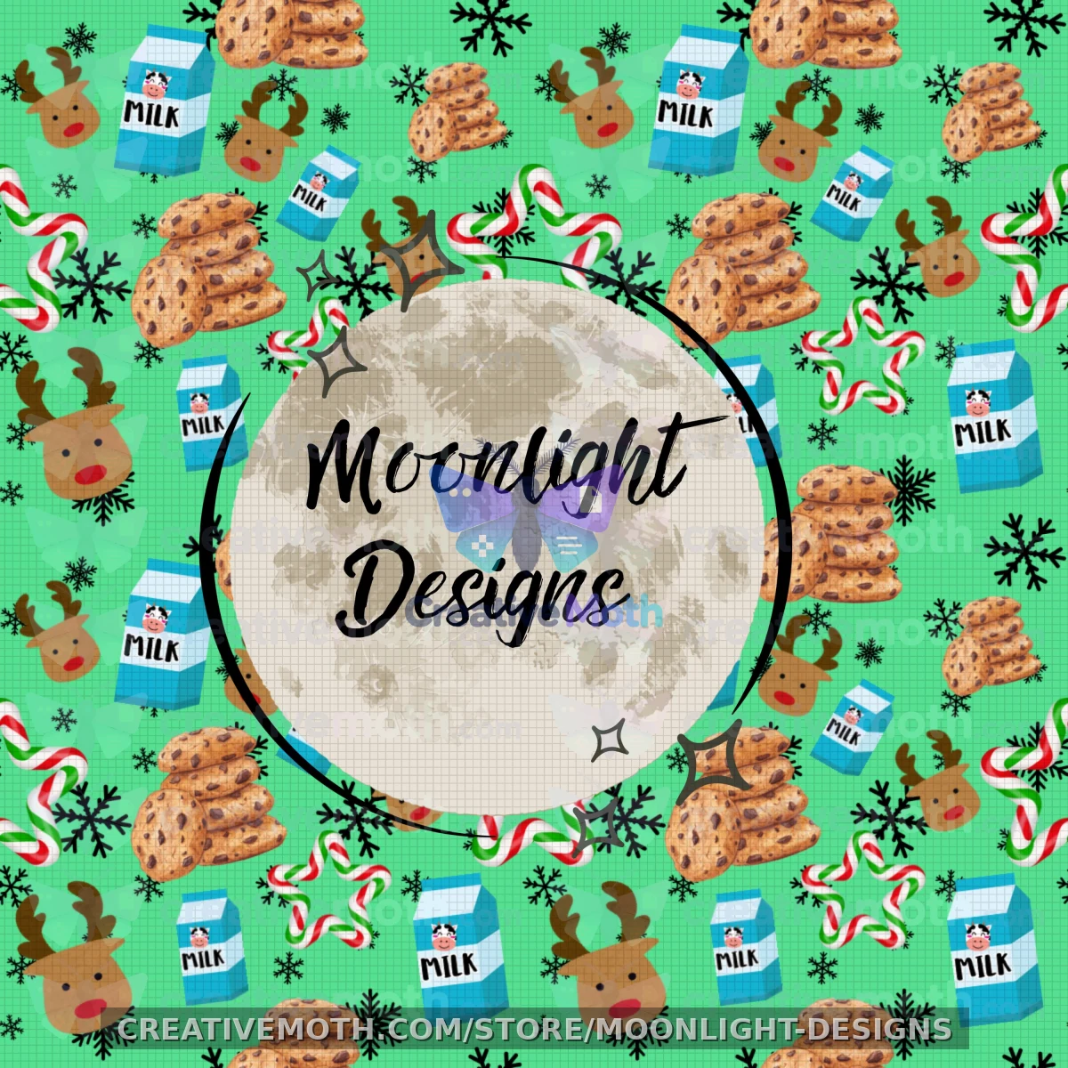 Reindeer Cookies seamless preview image