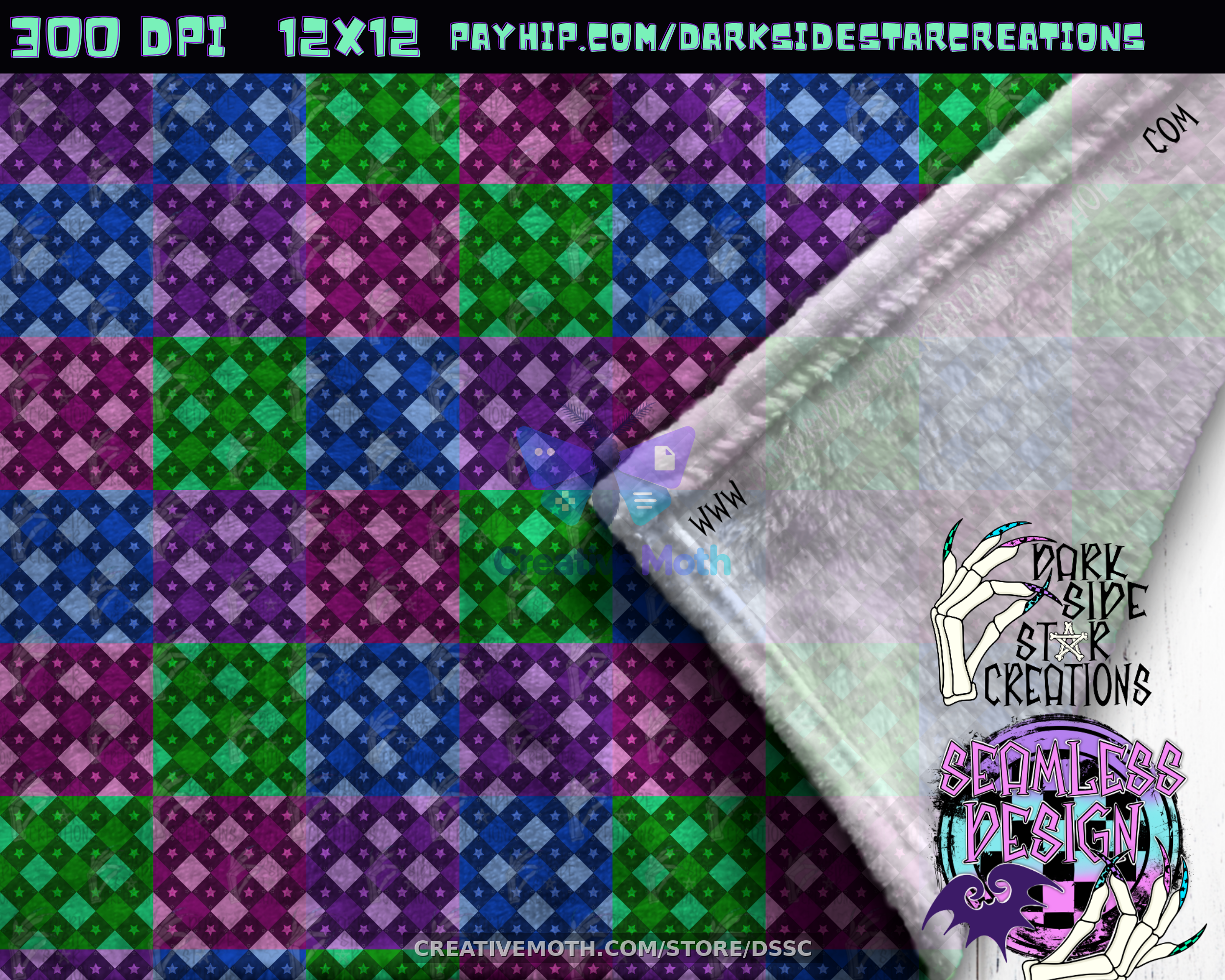 Argyle Stars Multi Mock 2