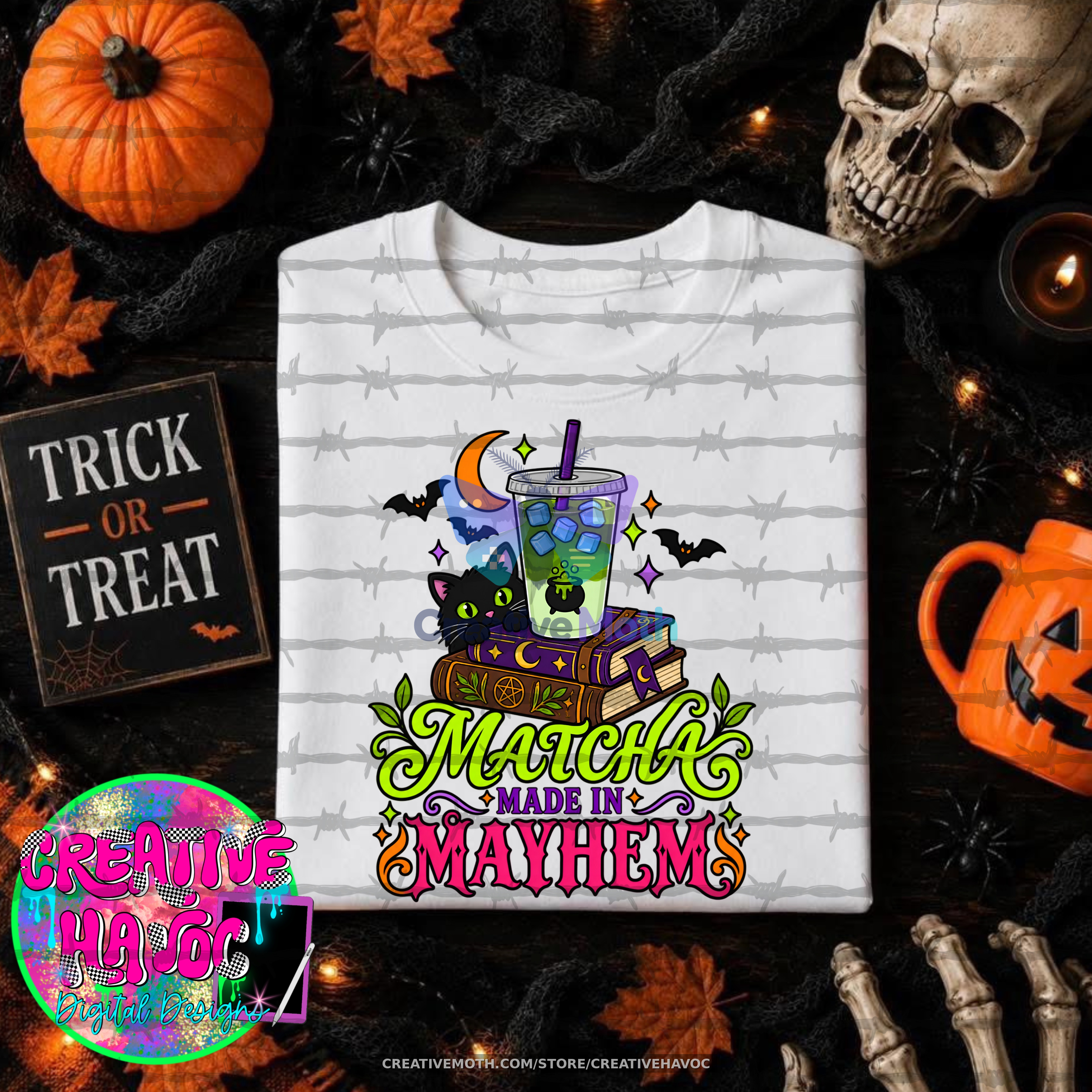 Witchy caffeine png preview image