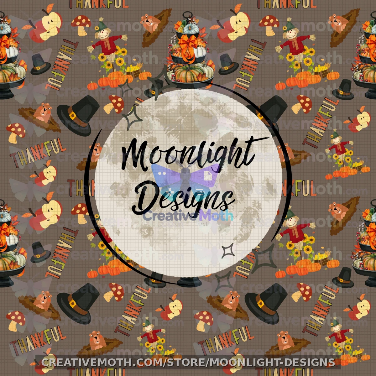 Fall thankful  Seamless preview image
