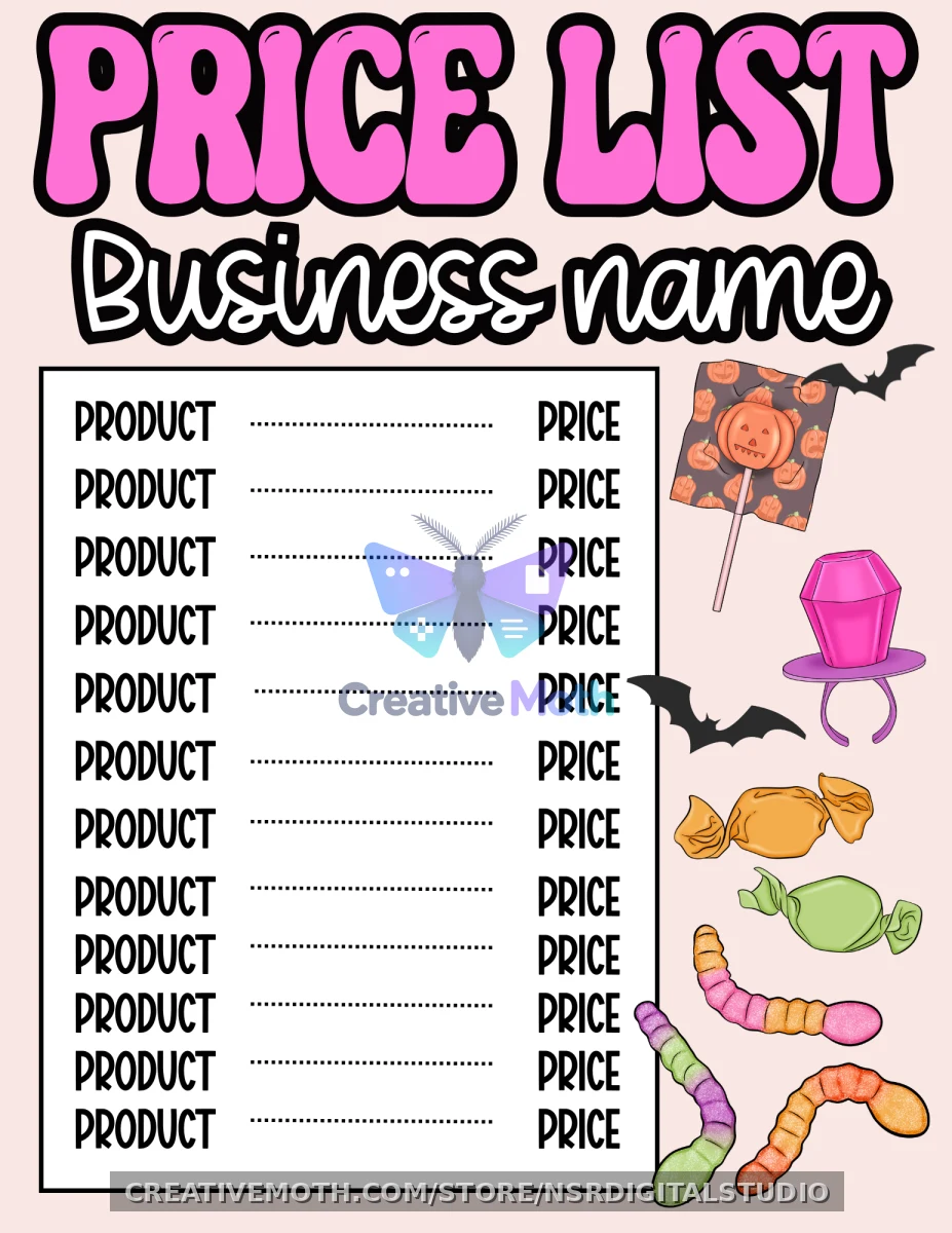 HALLOWEEN MOVIE NIGHT: Price List preview image